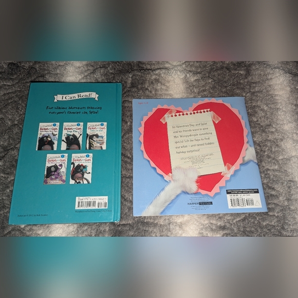 Splat the Cat: Funny Valentine- PB, & Adventures Of Splat The Cat, HC Great Cond - Picture 2 of 7